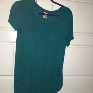Size small blue shirt with black specks